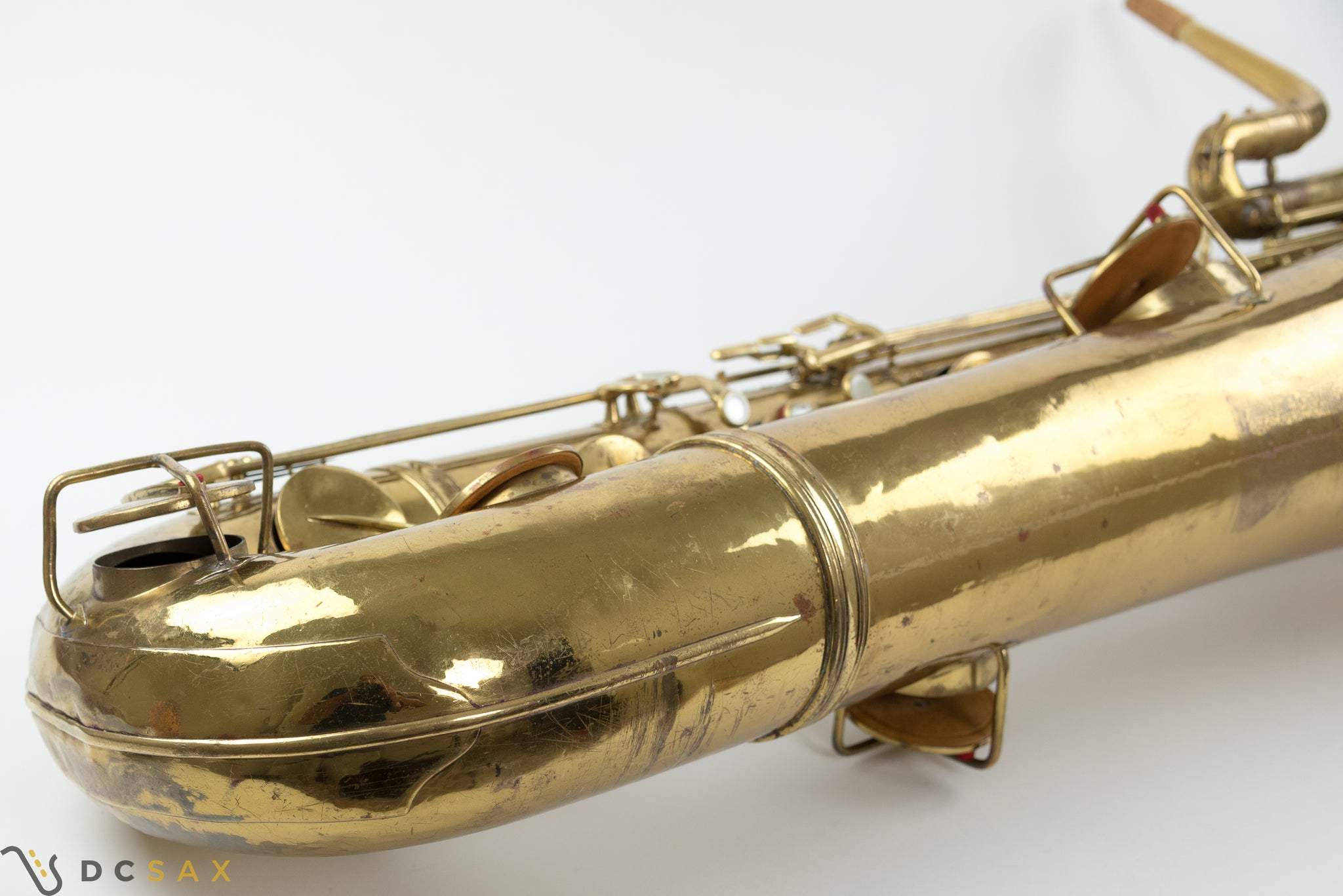 1926 Holton Bass Saxophone, Just Serviced