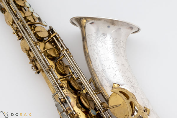 King Super 20 Silver Sonic Tenor Saxophone, Just Serviced, Video