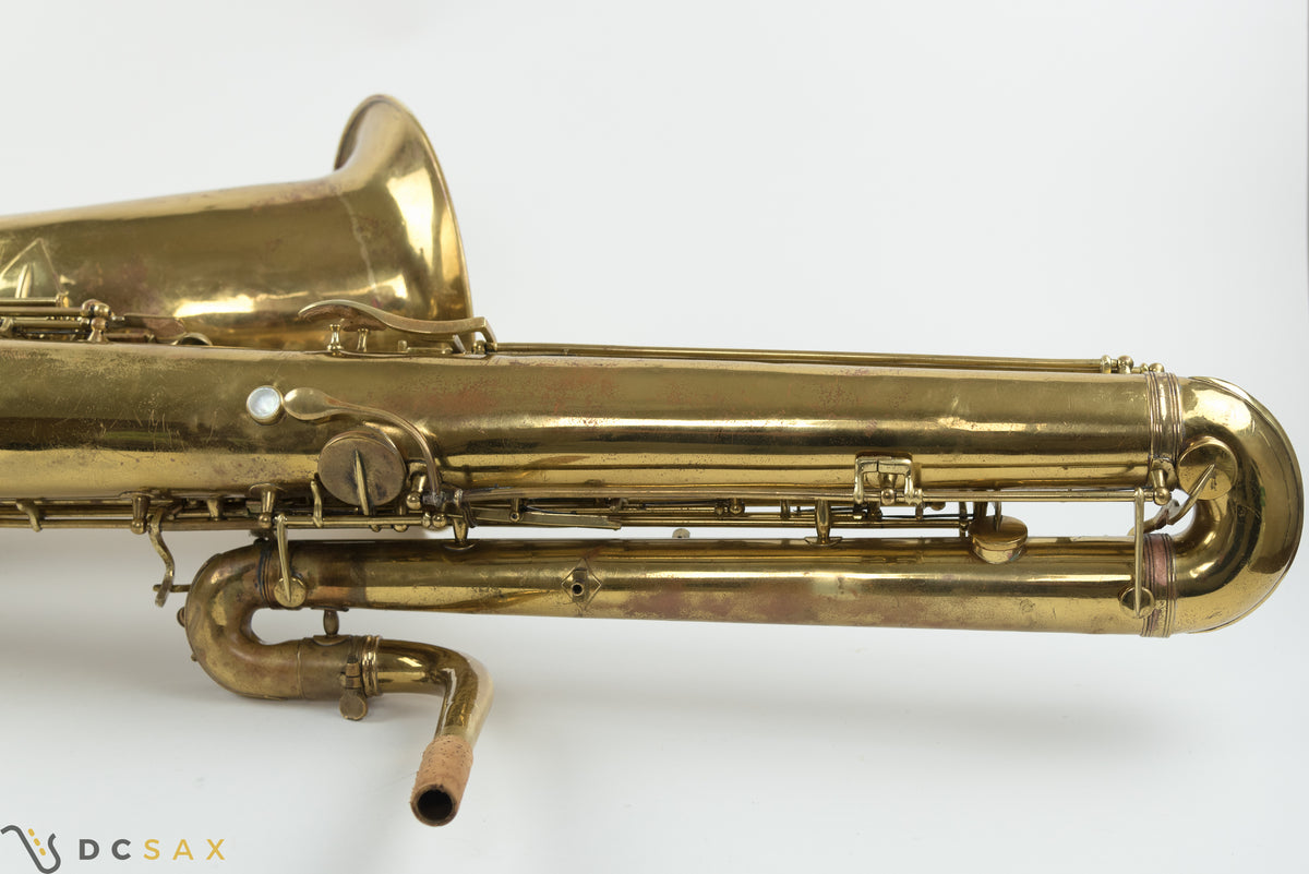 1926 Holton Bass Saxophone, Just Serviced