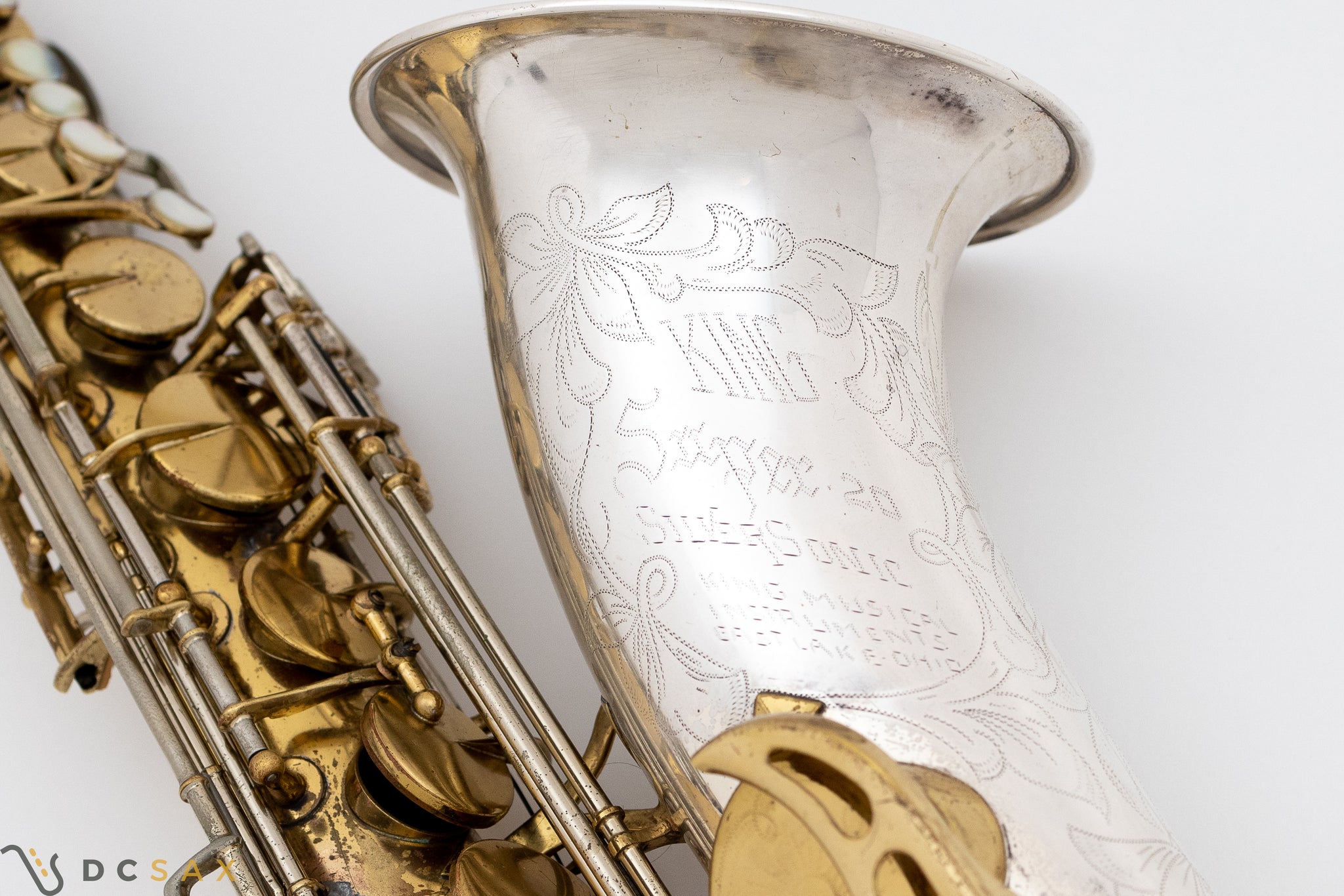 King Super 20 Silver Sonic Tenor Saxophone, Just Serviced, Video