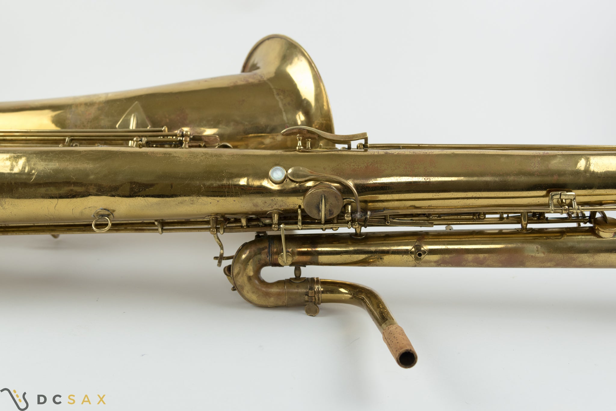 1926 Holton Bass Saxophone, Just Serviced