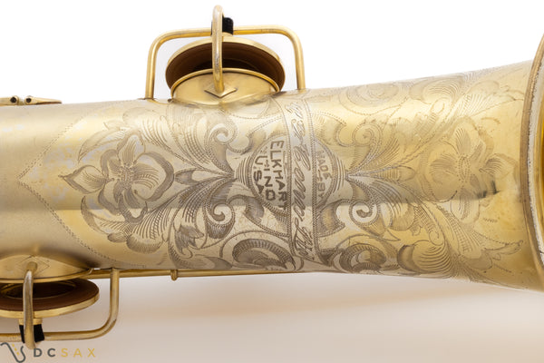 Gold Plated Conn New Wonder II 'Chu Berry' Tenor Saxophone, Overhaul, Video