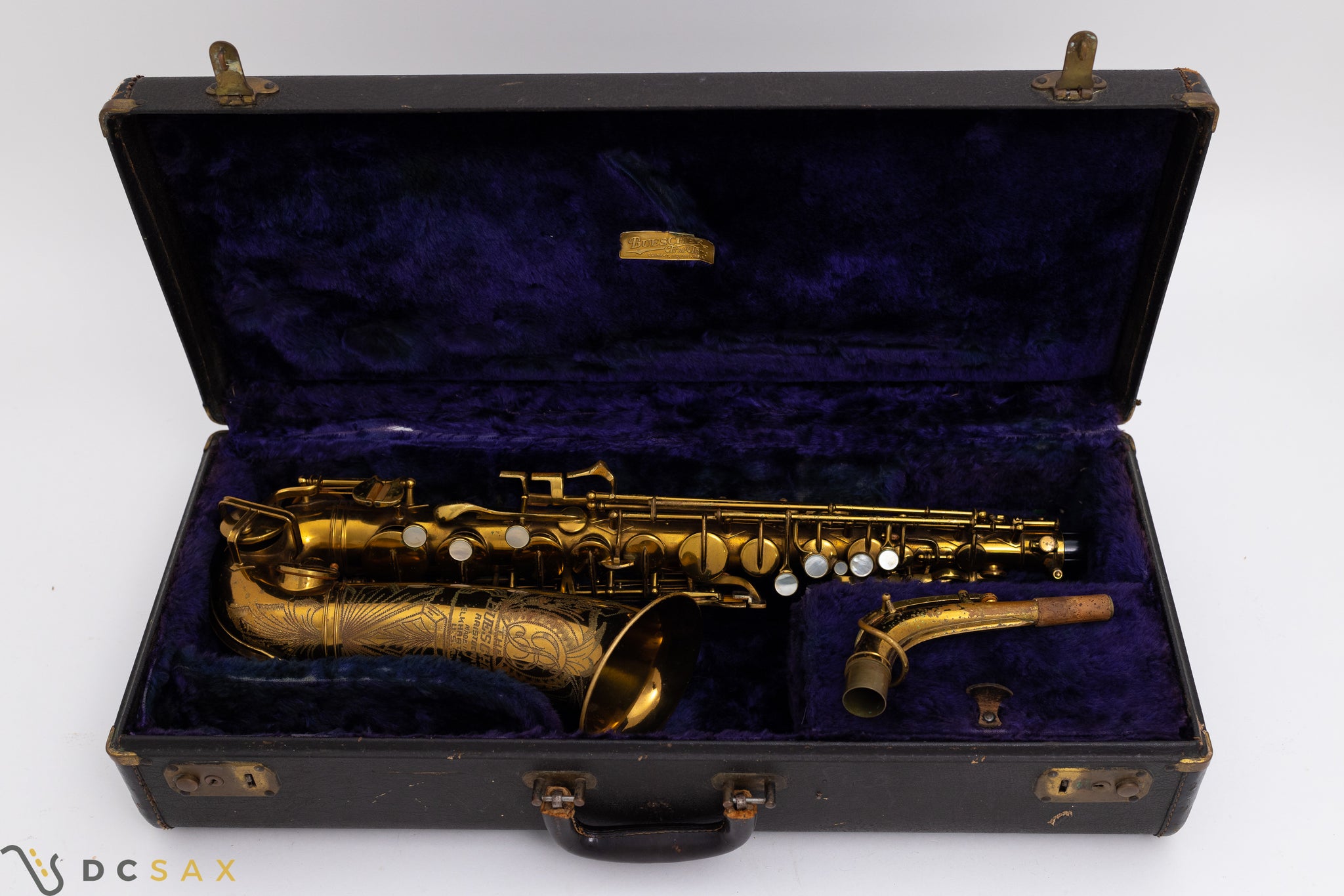 1941 Buescher Aristocrat II "Big B" Alto Saxophone, 95% Original Lacquer