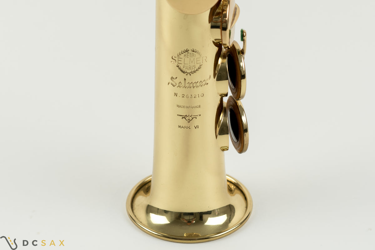 Selmer Mark VI Soprano Saxophone, 99% Original Lacquer
