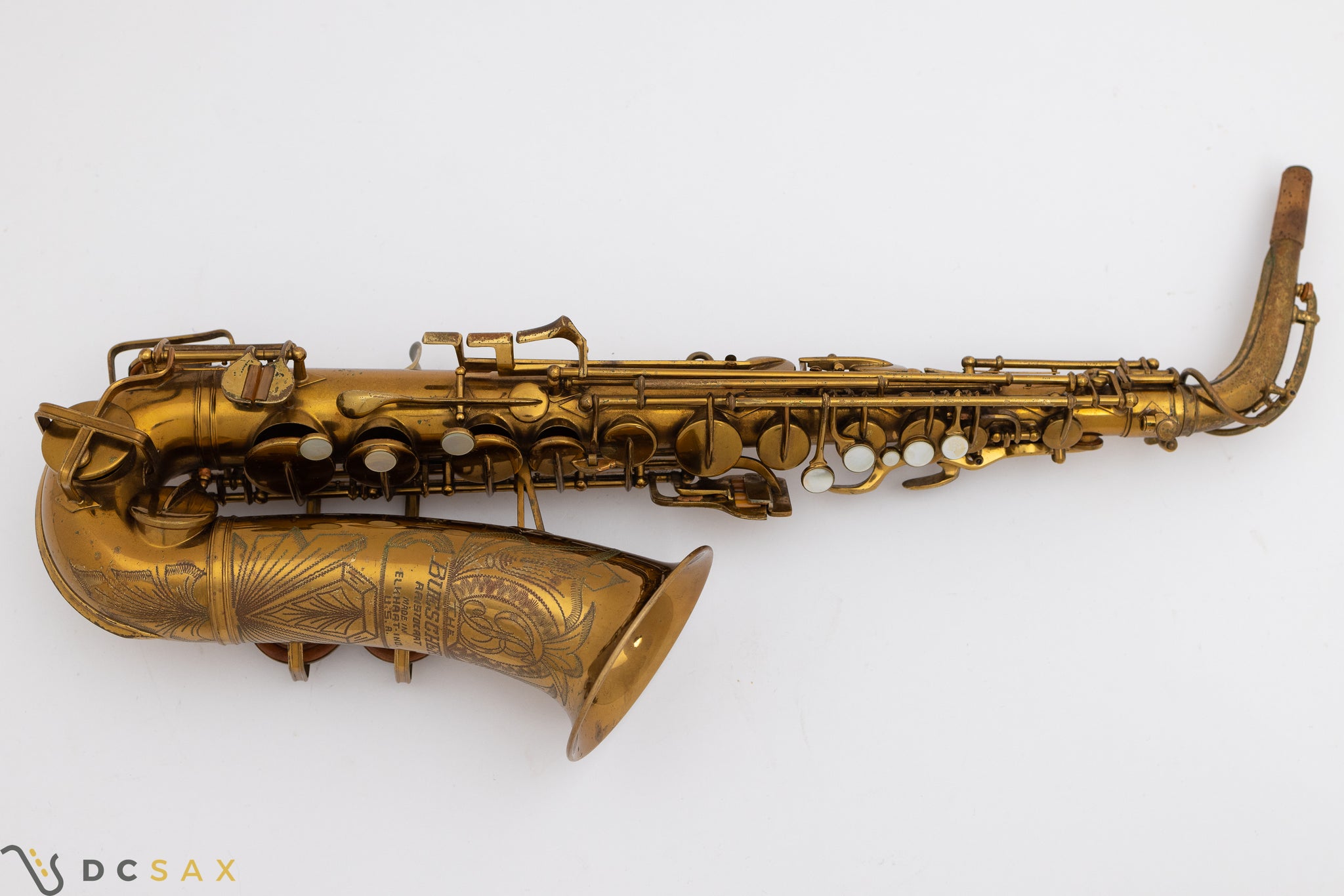 1941 Buescher Aristocrat II "Big B" Alto Saxophone, 95% Original Lacquer