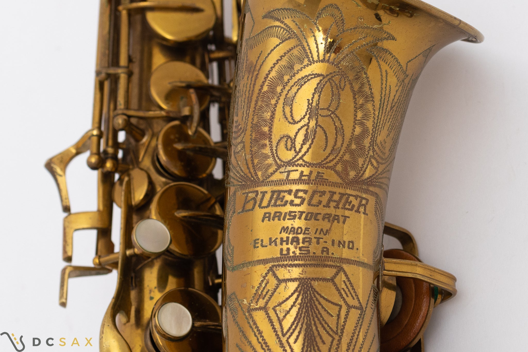 1941 Buescher Aristocrat II "Big B" Alto Saxophone, 95% Original Lacquer