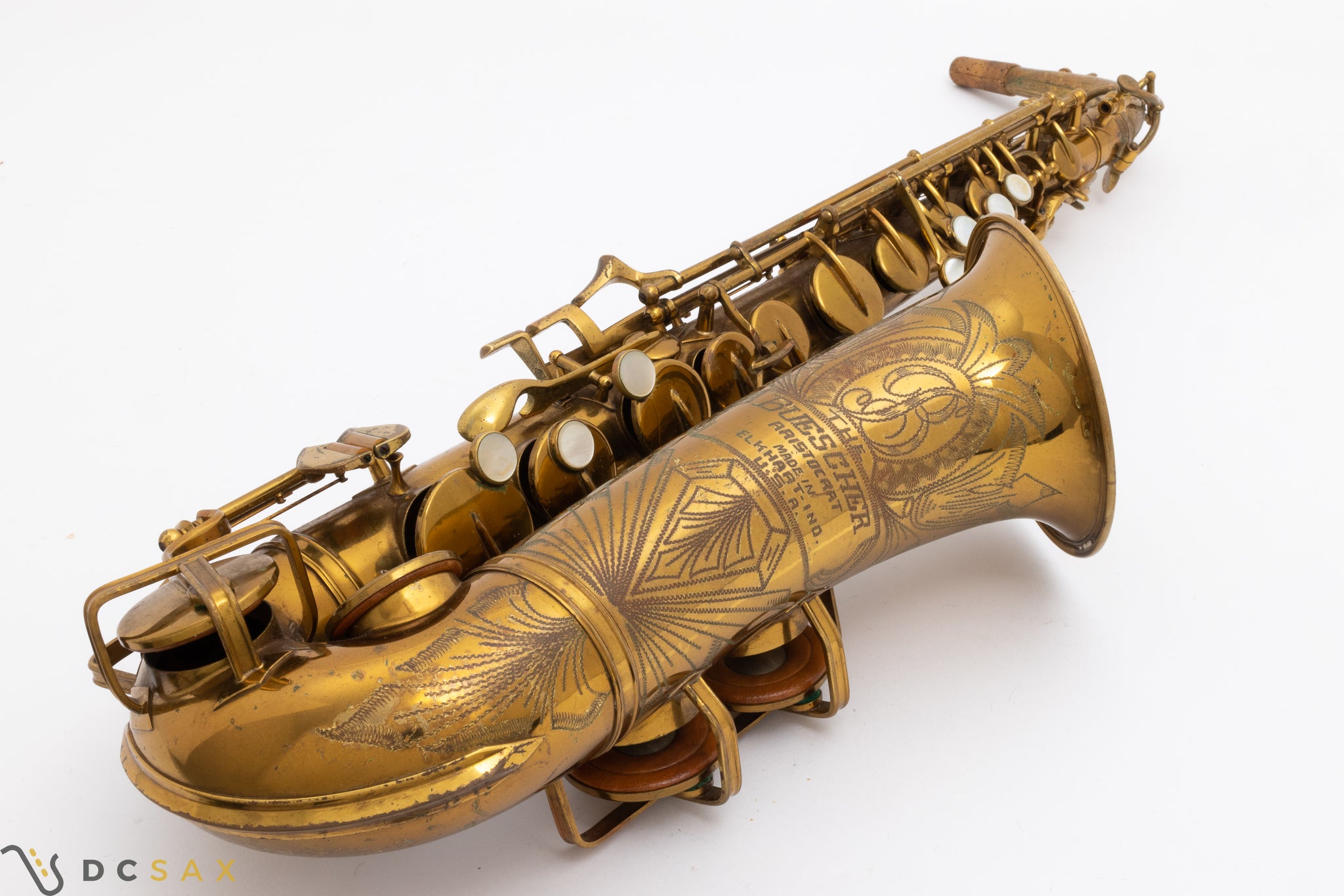 1941 Buescher Aristocrat II "Big B" Alto Saxophone, 95% Original Lacquer