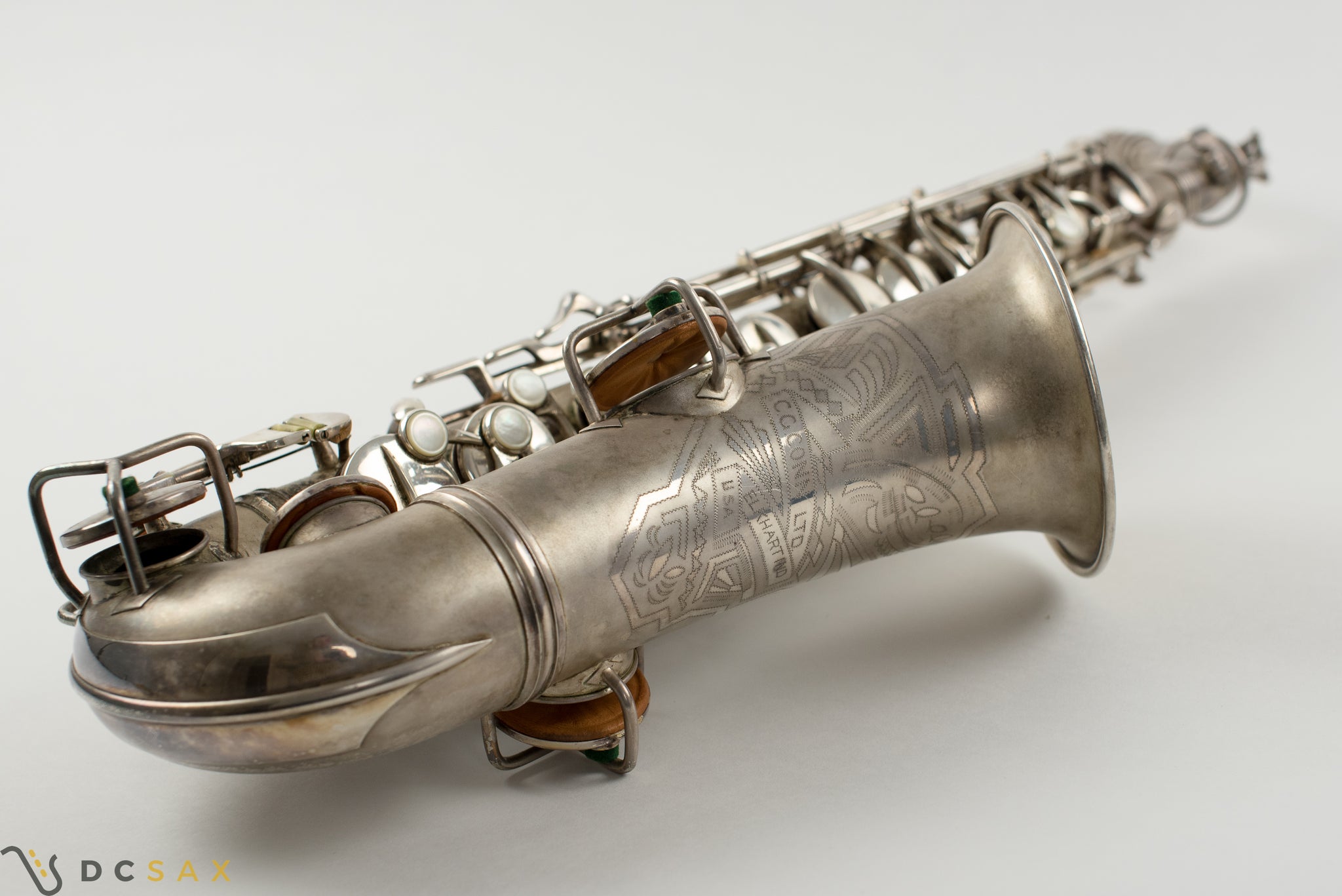 1931 244,xxx Conn 6M Transitional Alto Saxophone, Silver Plated, Gold Bell