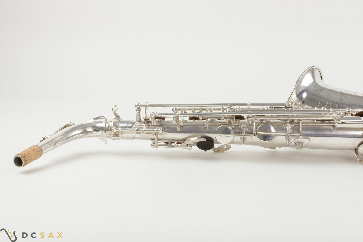 1954년식 57,xxx 실버 플레이트 셀머 Mark VI 알토 색소폰, 전체 수리(오버홀), 영상