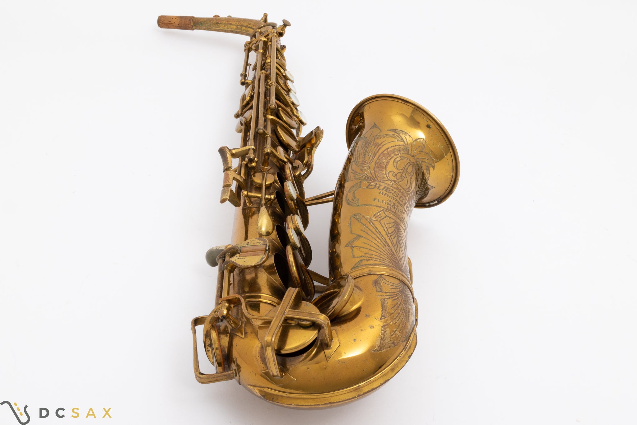 1941 Buescher Aristocrat II "Big B" Alto Saxophone, 95% Original Lacquer