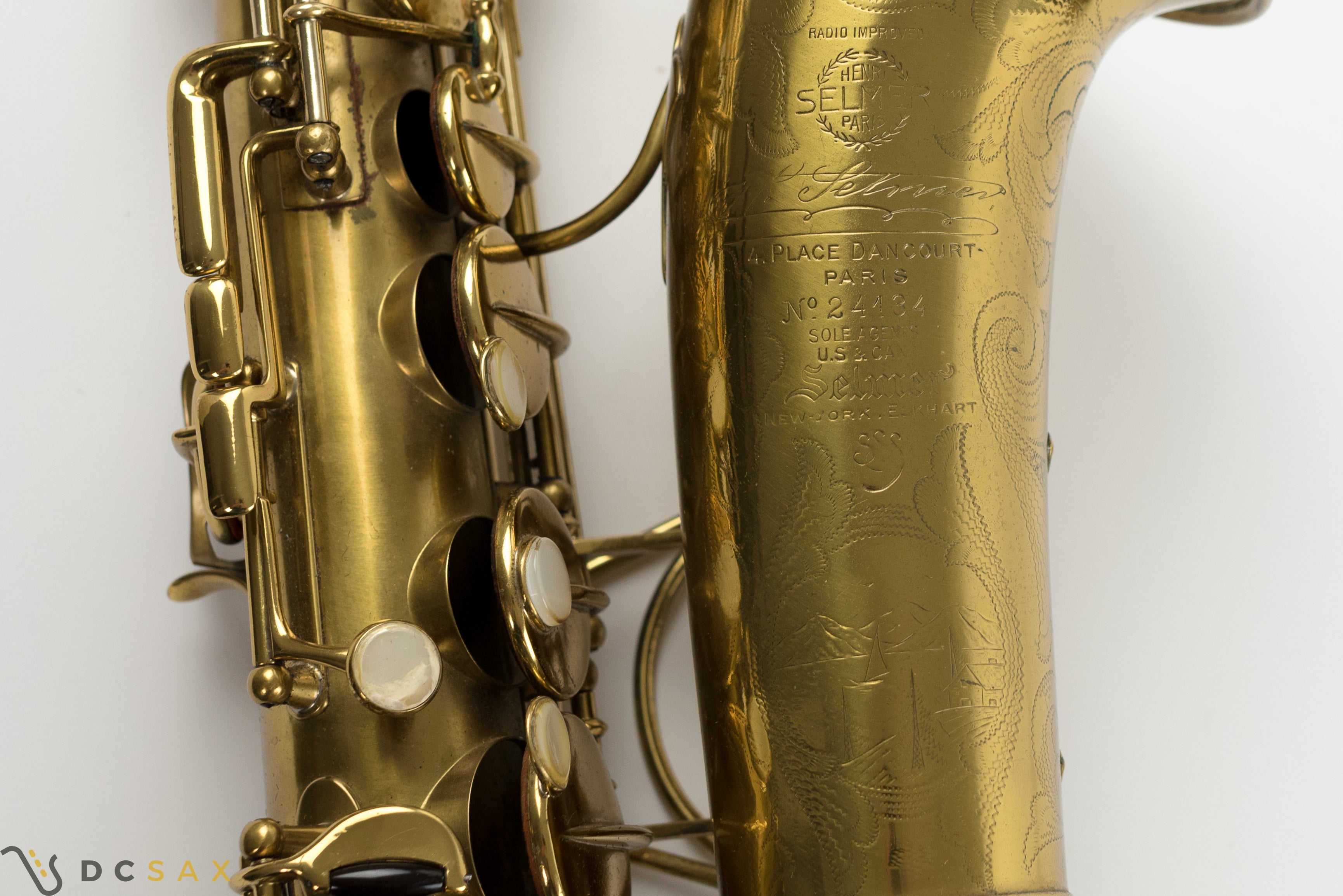 1937 Selmer Jimmy Dorsey Series I Alto Saxophone, Balanced Action