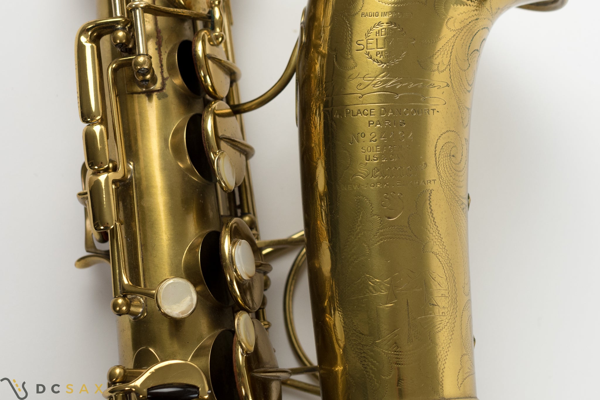 1937 Selmer Jimmy Dorsey Series I Alto Saxophone, Balanced Action Era, Video