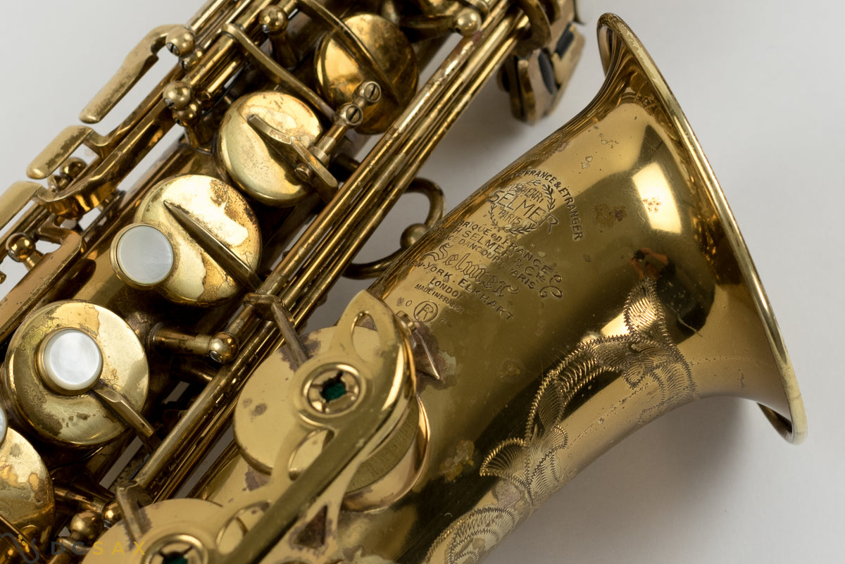 87,xxx Selmer Mark VI Alto Saxophone, 90% Original Lacquer, Medium Bow, Overhaul, Video