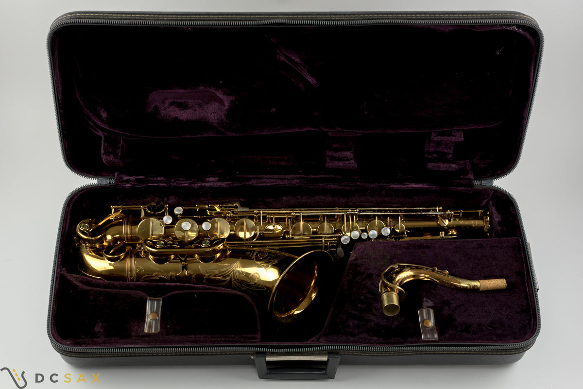 1968년식 157,xxx번대 셀머 Mark VI(Selmer Mark VI) 테너 색소폰, 오리지널 래커 96% 잔존