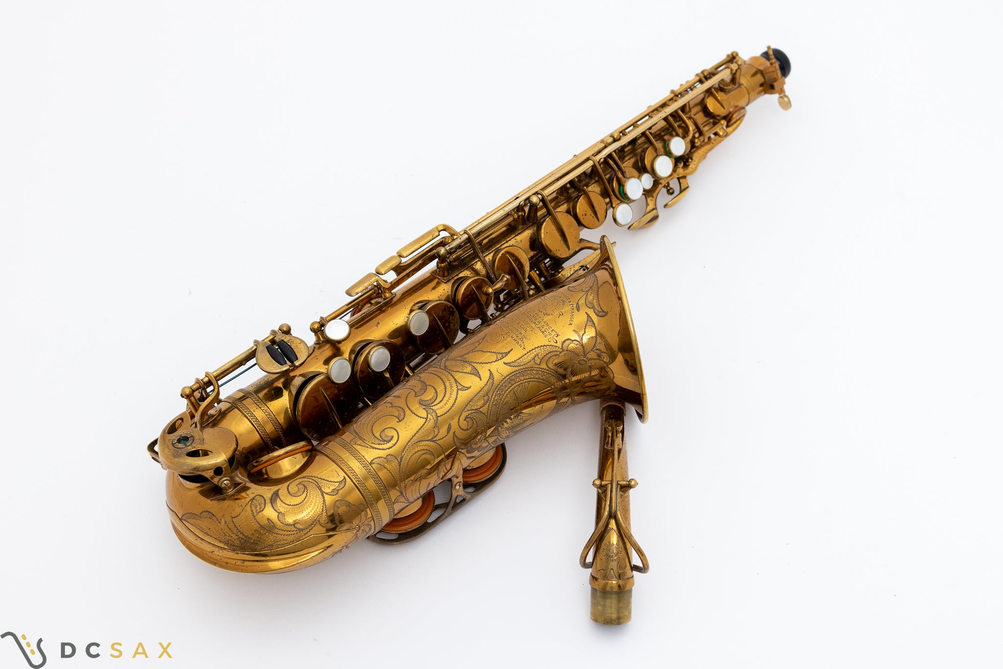 1939 Selmer Jimmy Dorsey Alto Saxophone, 98% ORIGINAL LACQUER, Video