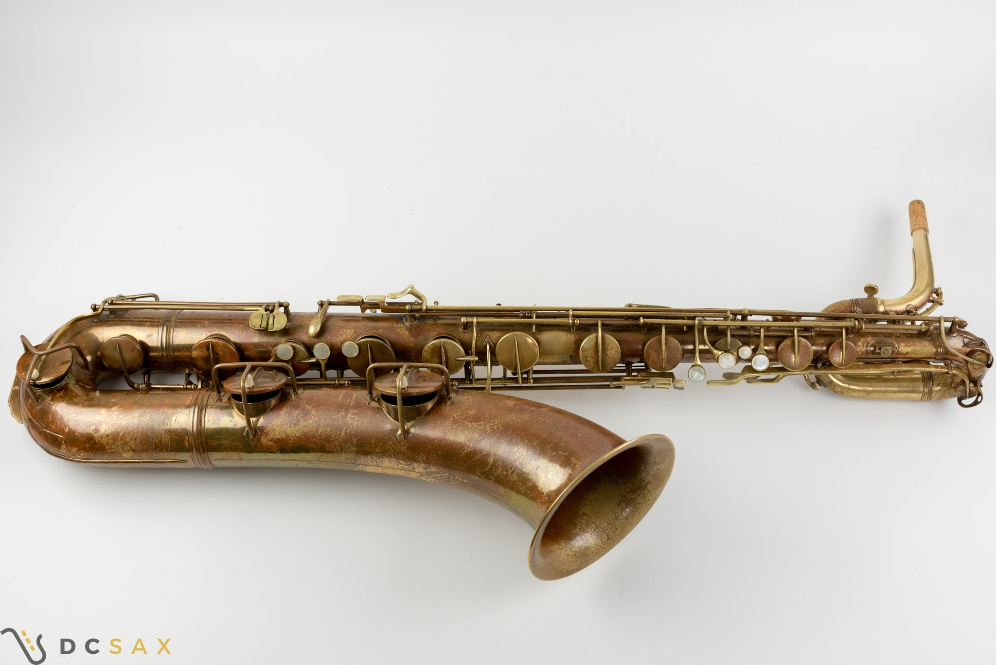 Conn 12M Transitional Baritone Saxophone, Owned by Bob Gioga, Kenton Member