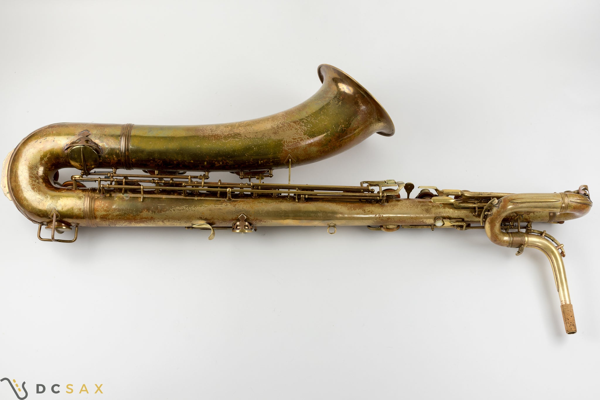 Conn 12M Transitional Baritone Saxophone, Owned by Bob Gioga, Kenton Member