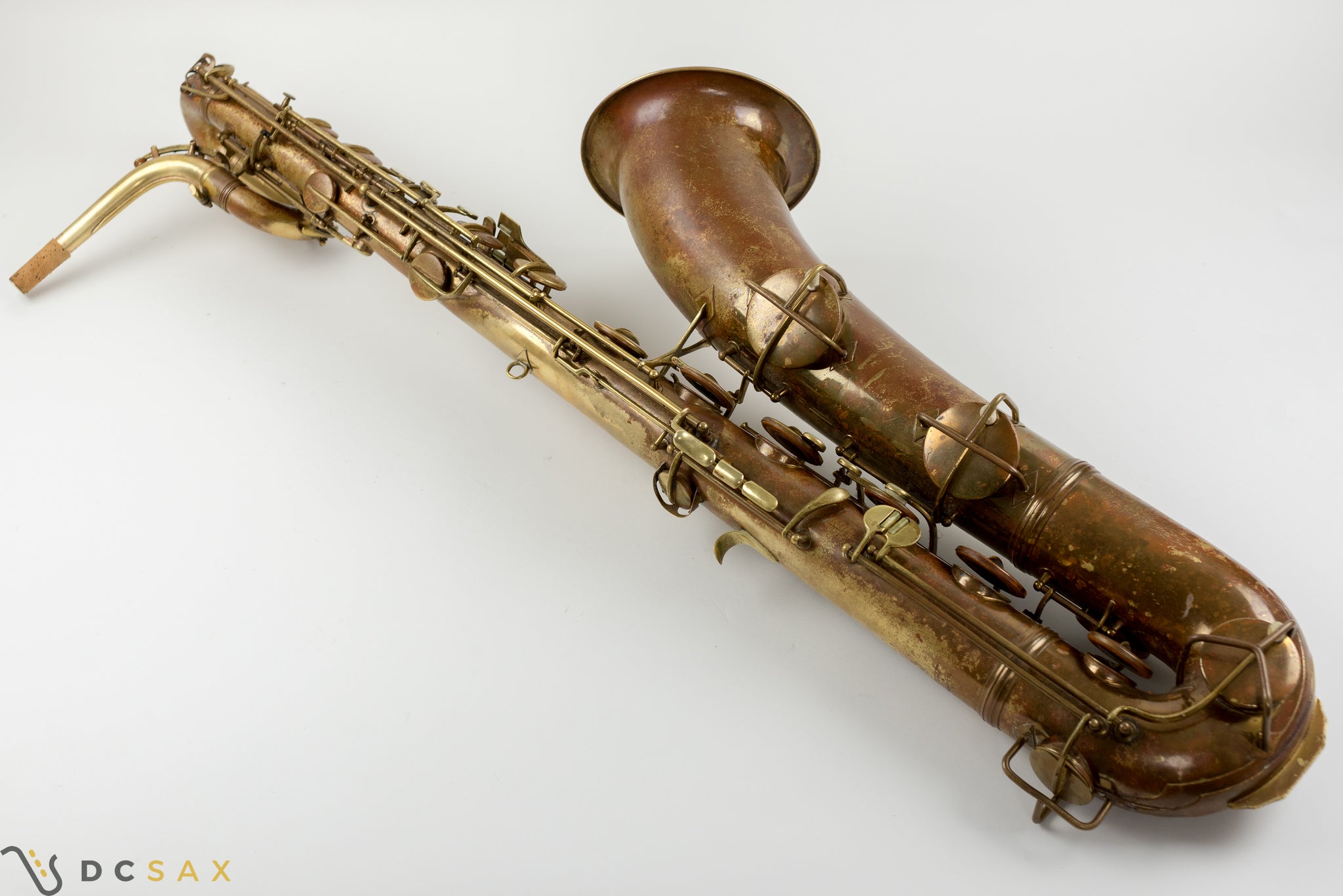 Conn 12M Transitional Baritone Saxophone, Owned by Bob Gioga, Kenton Member