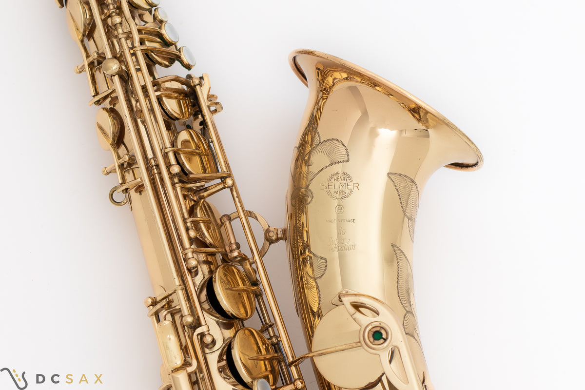 Selmer Super Action 80 Tenor Saxophone, Just Serviced