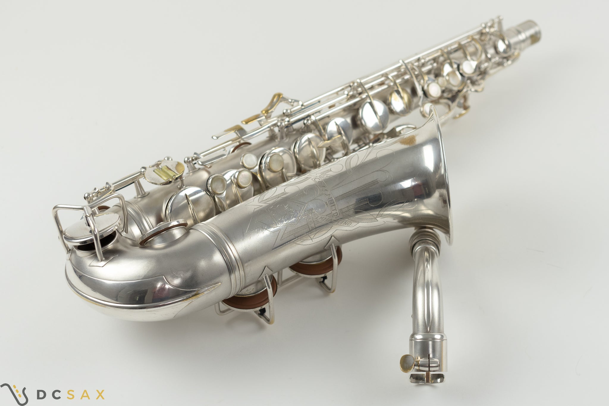 262,xxx Conn 6M Transitional Alto Saxophone, Original Silver Plate, Overhaul