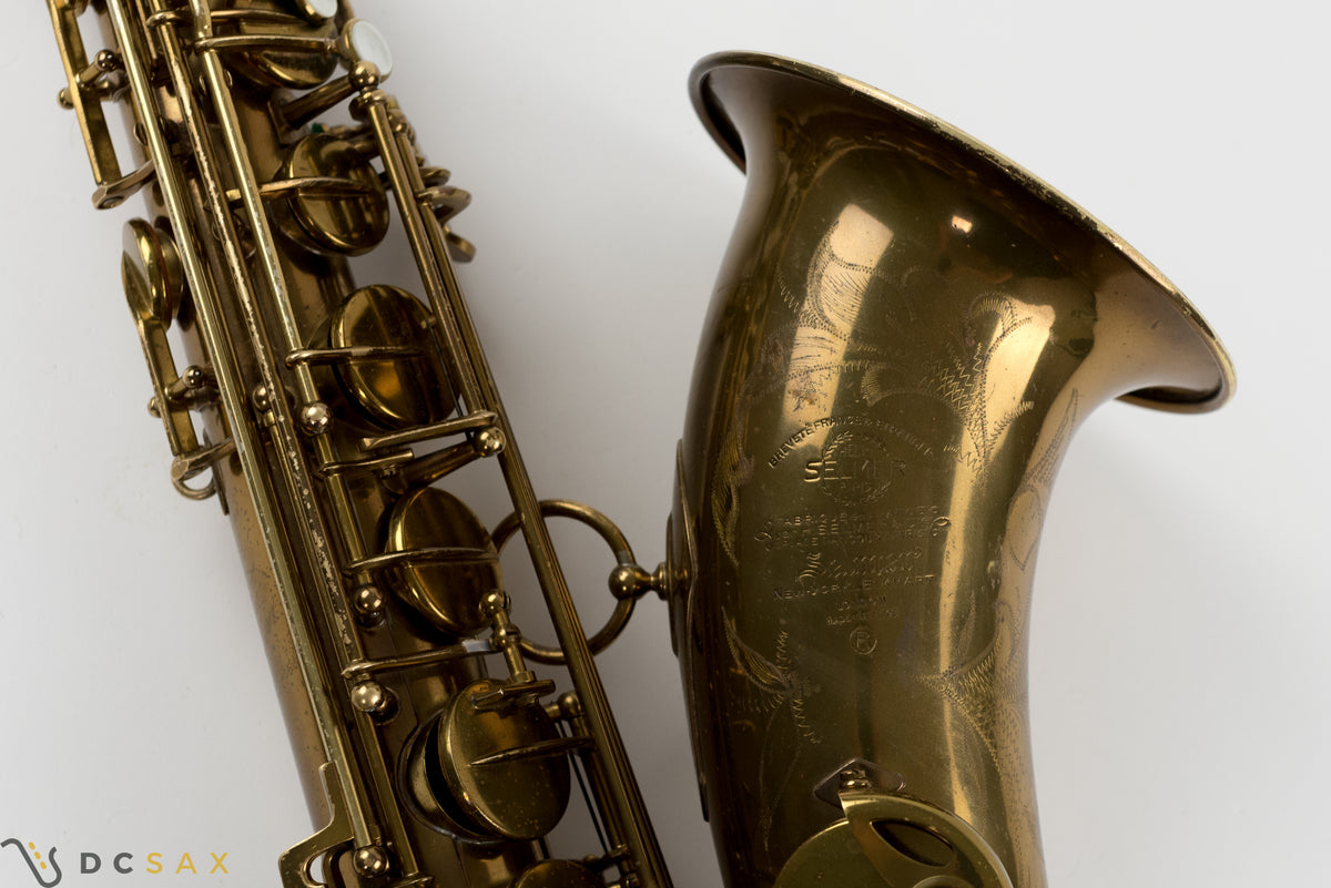 1957 72,xxx Selmer Mark VI Tenor Saxophone, 95% Original Lacquer, Video