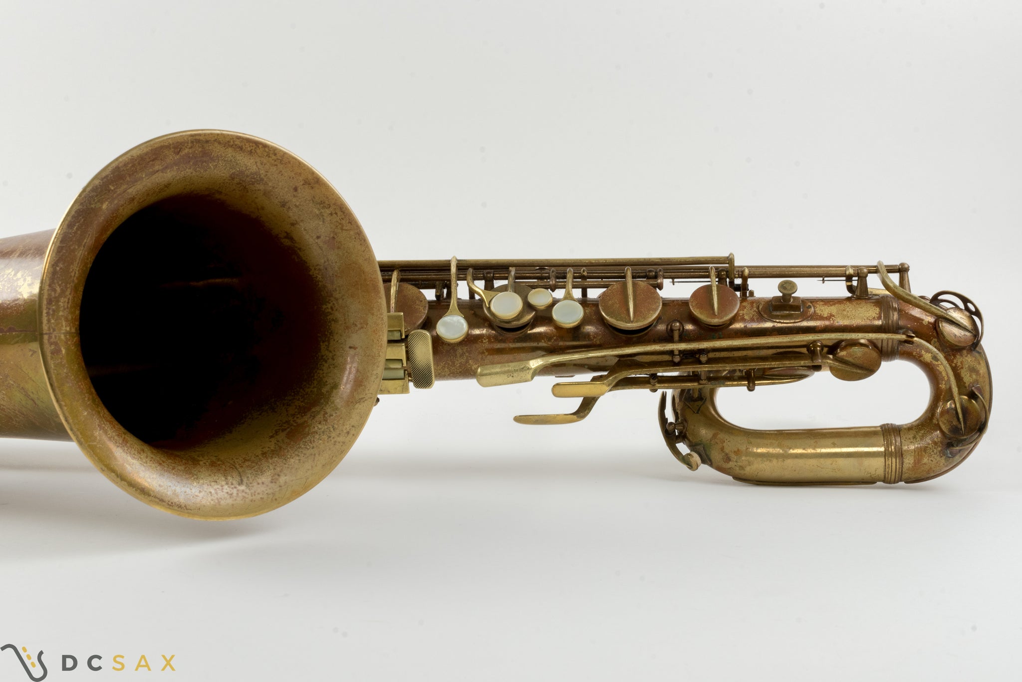 Conn 12M Transitional Baritone Saxophone, Owned by Bob Gioga, Kenton Member