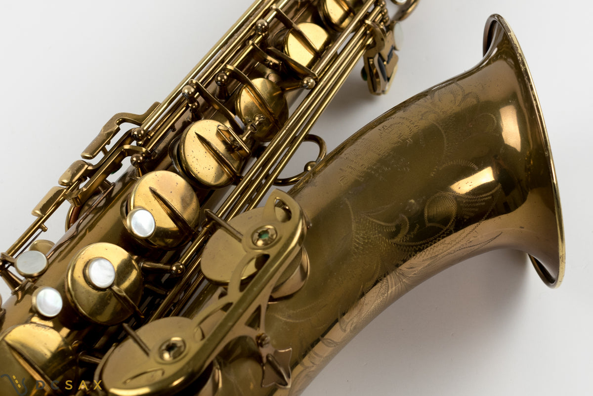 1957 72,xxx Selmer Mark VI Tenor Saxophone, 95% Original Lacquer, Video