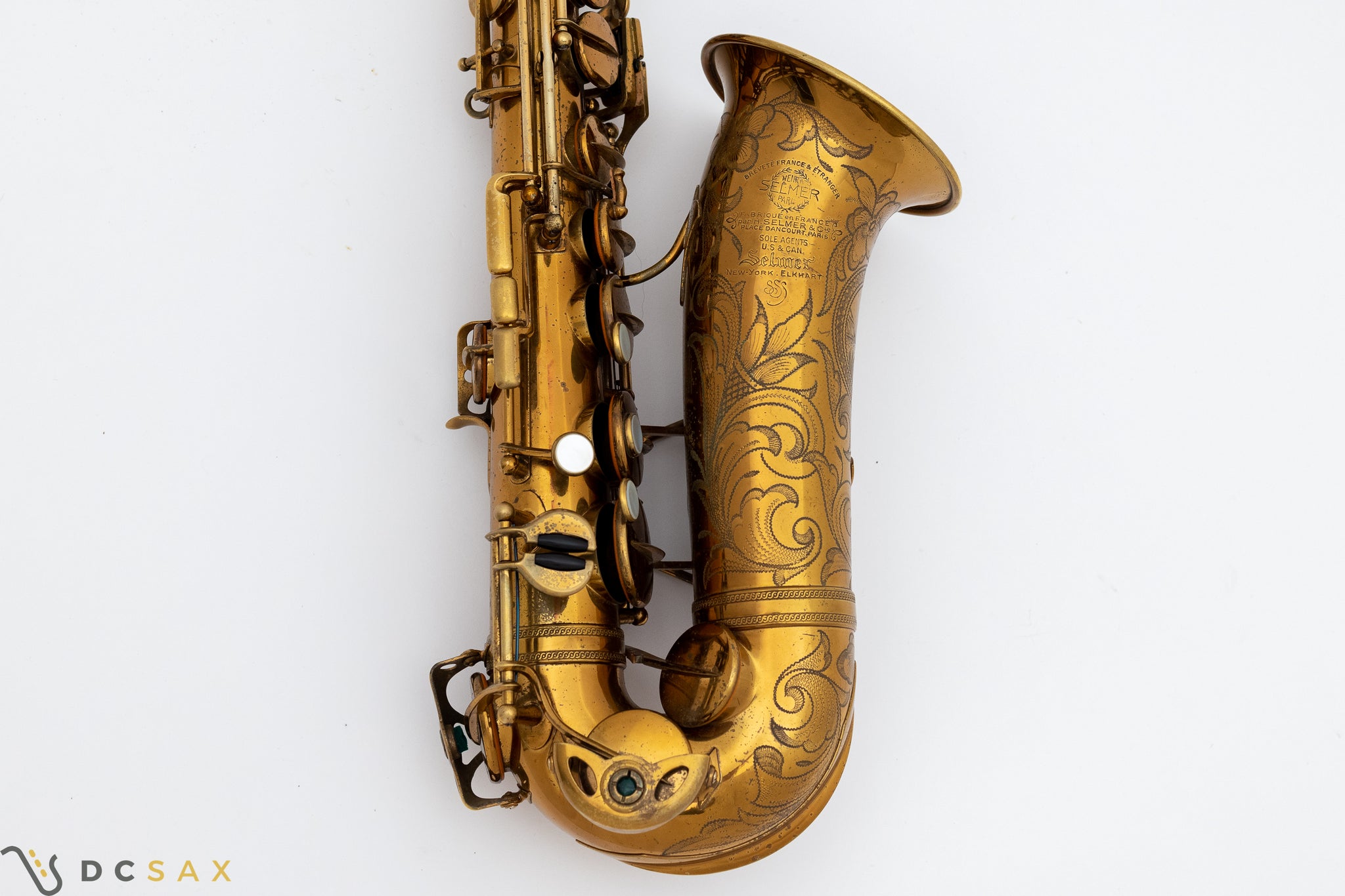 1939 Selmer Jimmy Dorsey Alto Saxophone, 98% ORIGINAL LACQUER, Video