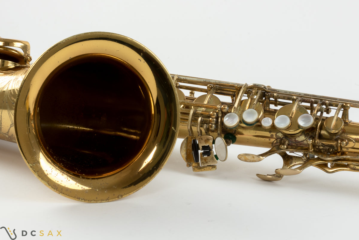 1968년식 157,xxx번대 셀머 Mark VI(Selmer Mark VI) 테너 색소폰, 오리지널 래커 96% 잔존