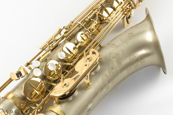 Keilwerth SX90R Tenor Saxophone, Rare Brushed Nickel-Silver Finish