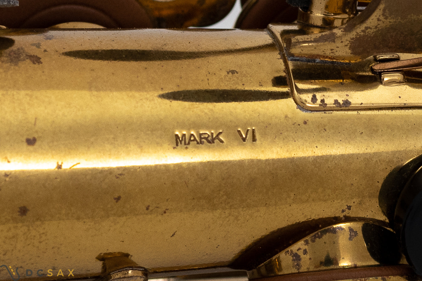 1966 140,xxx Selmer Mark VI Tenor Saxophone, 97% Original Lacquer, Fresh Overhaul, Video