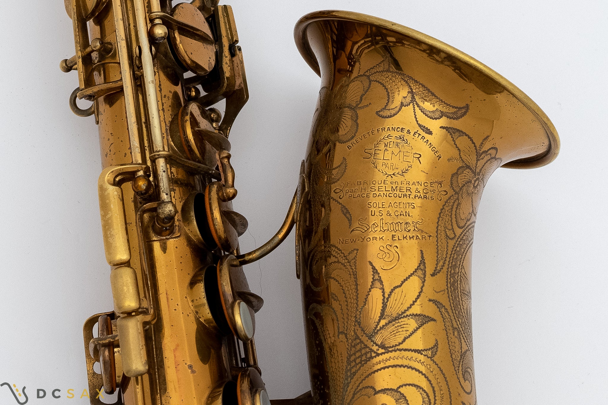 1939 Selmer Jimmy Dorsey Alto Saxophone, 98% ORIGINAL LACQUER, Video