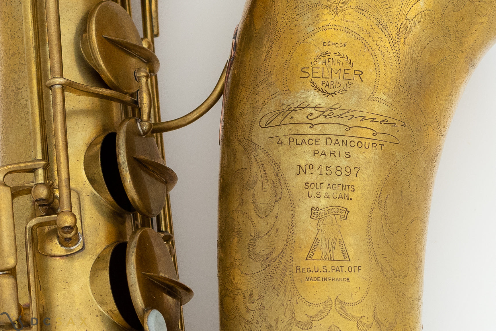 1932 Selmer Super Sax 'Cigar Cutter' Tenor Saxophone, Fresh Overhaul, Video