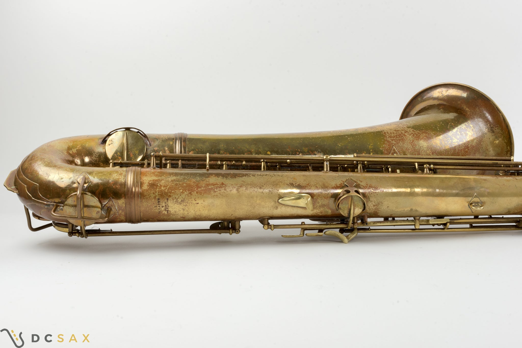 Conn 12M Transitional Baritone Saxophone, Owned by Bob Gioga, Kenton Member