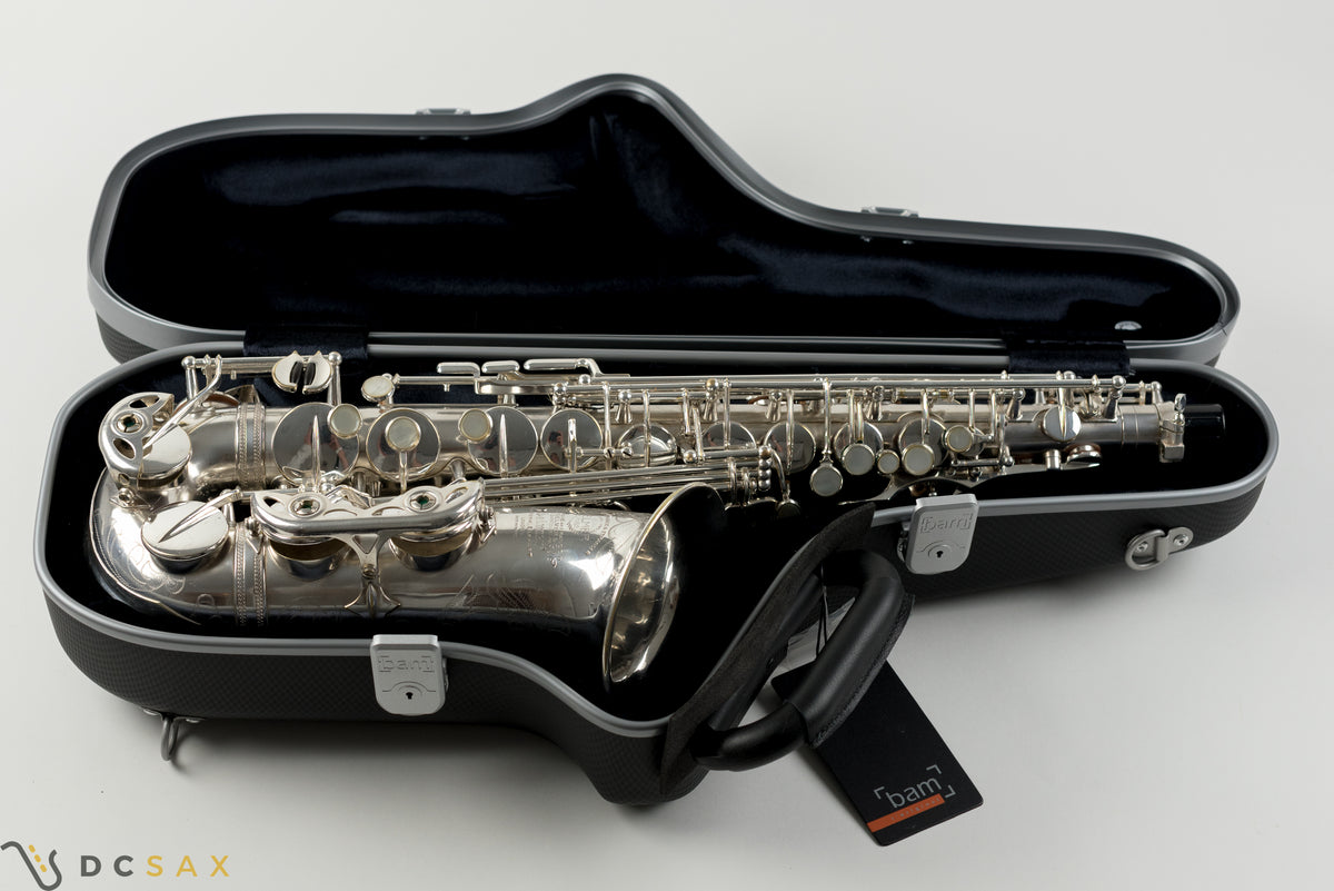 1954년식 57,xxx 실버 플레이트 셀머 Mark VI 알토 색소폰, 전체 수리(오버홀), 영상