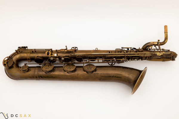 1954 57,xxx Selmer Mark VI Baritone Saxophone, 97% Original Lacquer, Low A