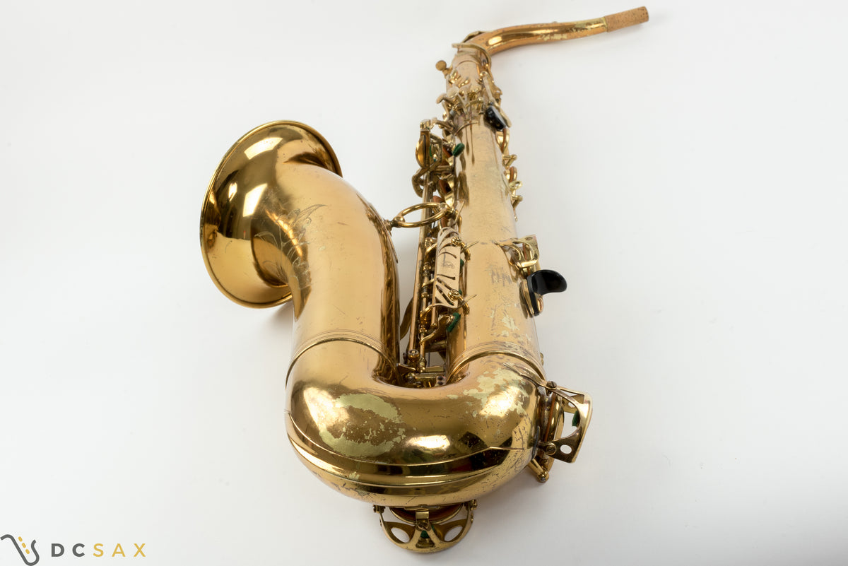 1968년식 157,xxx번대 셀머 Mark VI(Selmer Mark VI) 테너 색소폰, 오리지널 래커 96% 잔존