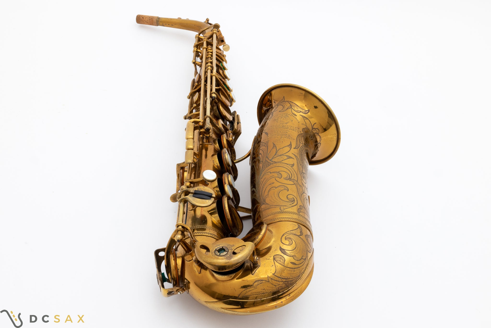 1939 Selmer Jimmy Dorsey Alto Saxophone, 98% ORIGINAL LACQUER, Video