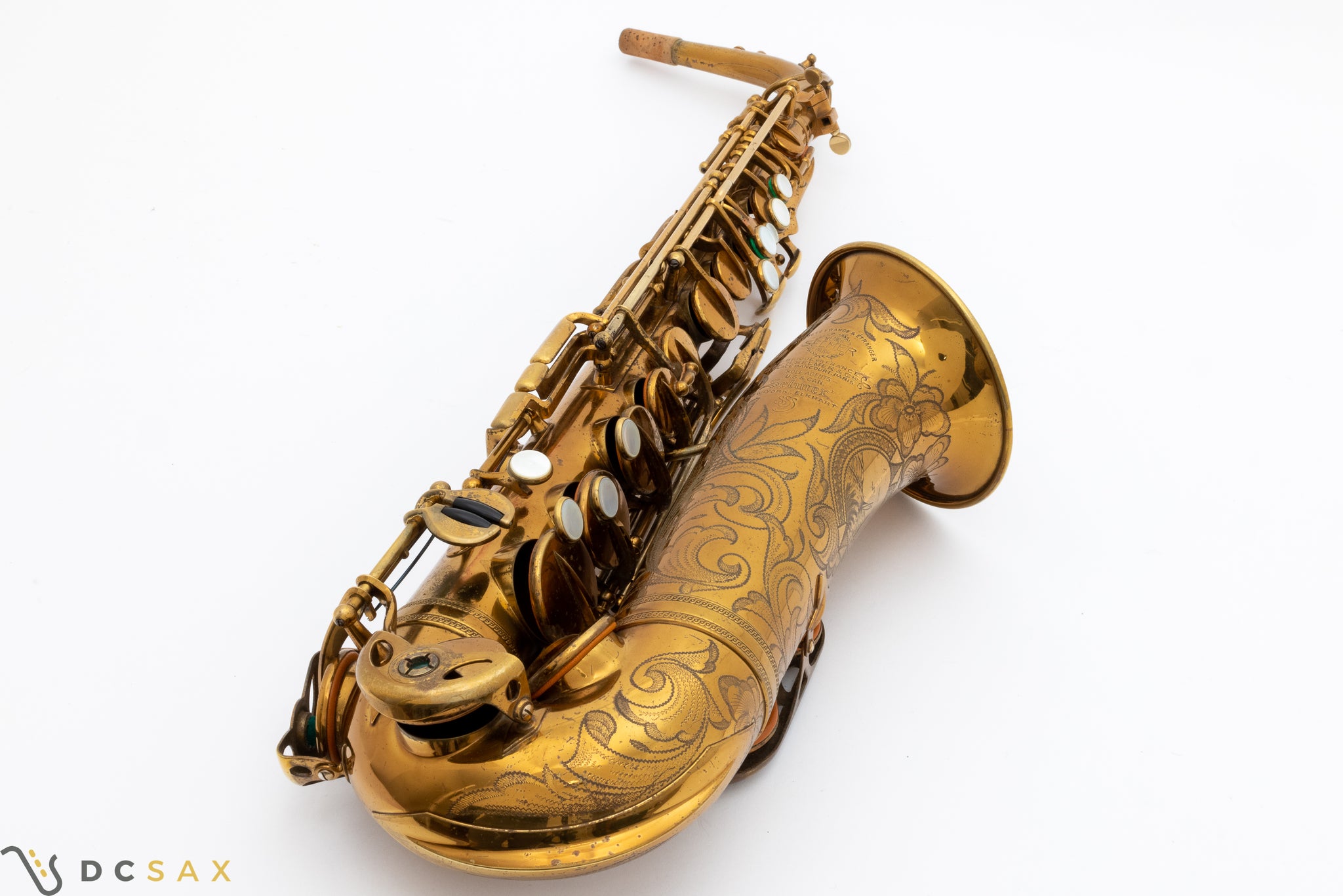 1939 Selmer Jimmy Dorsey Alto Saxophone, 98% ORIGINAL LACQUER, Video