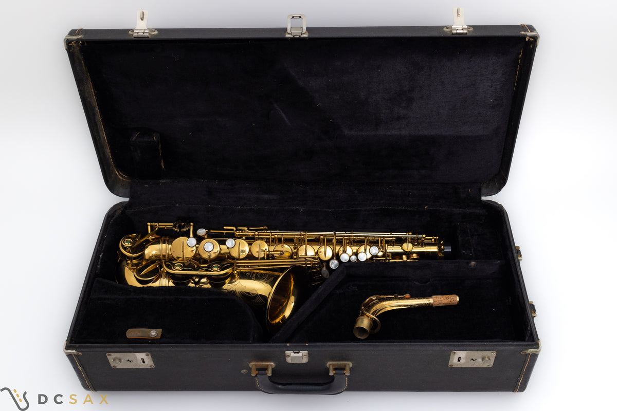1968 160,xxx Selmer Mark VI Alto Saxophone, 98% Original Lacquer, Just Serviced, Video