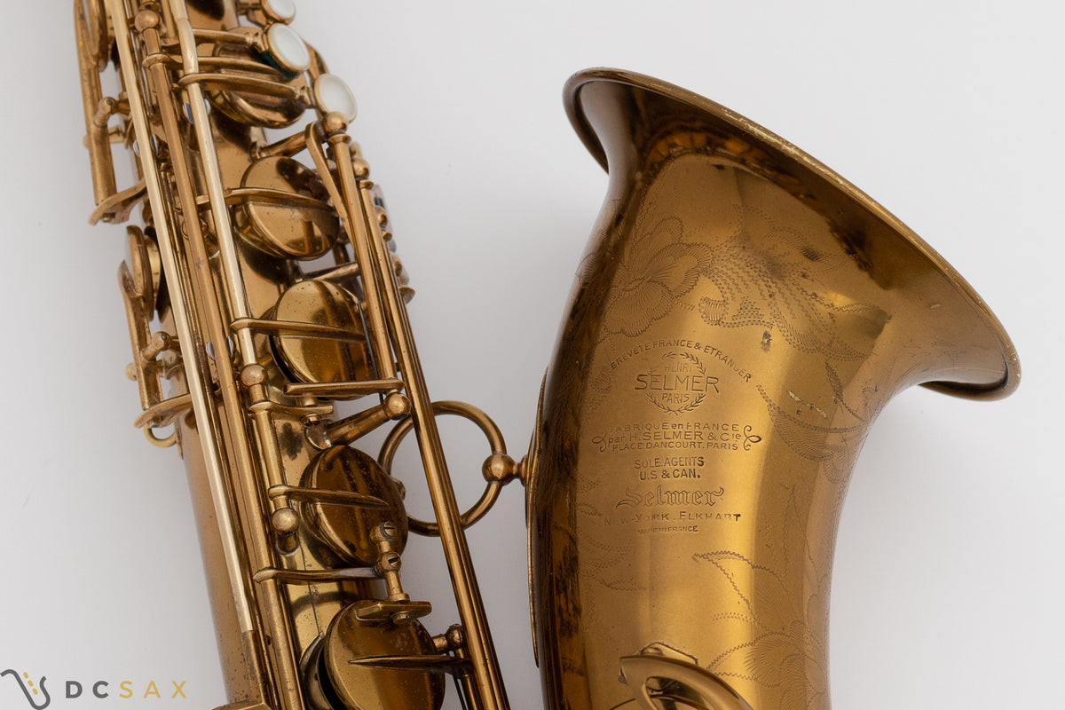 1951 46,xxx Selmer Super Balanced Action Tenor Saxophone, Overhaul, Video