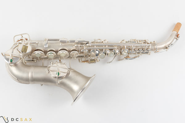 121,xxx Conn New Wonder Curved Soprano Saxophone, Silver Plated, Video