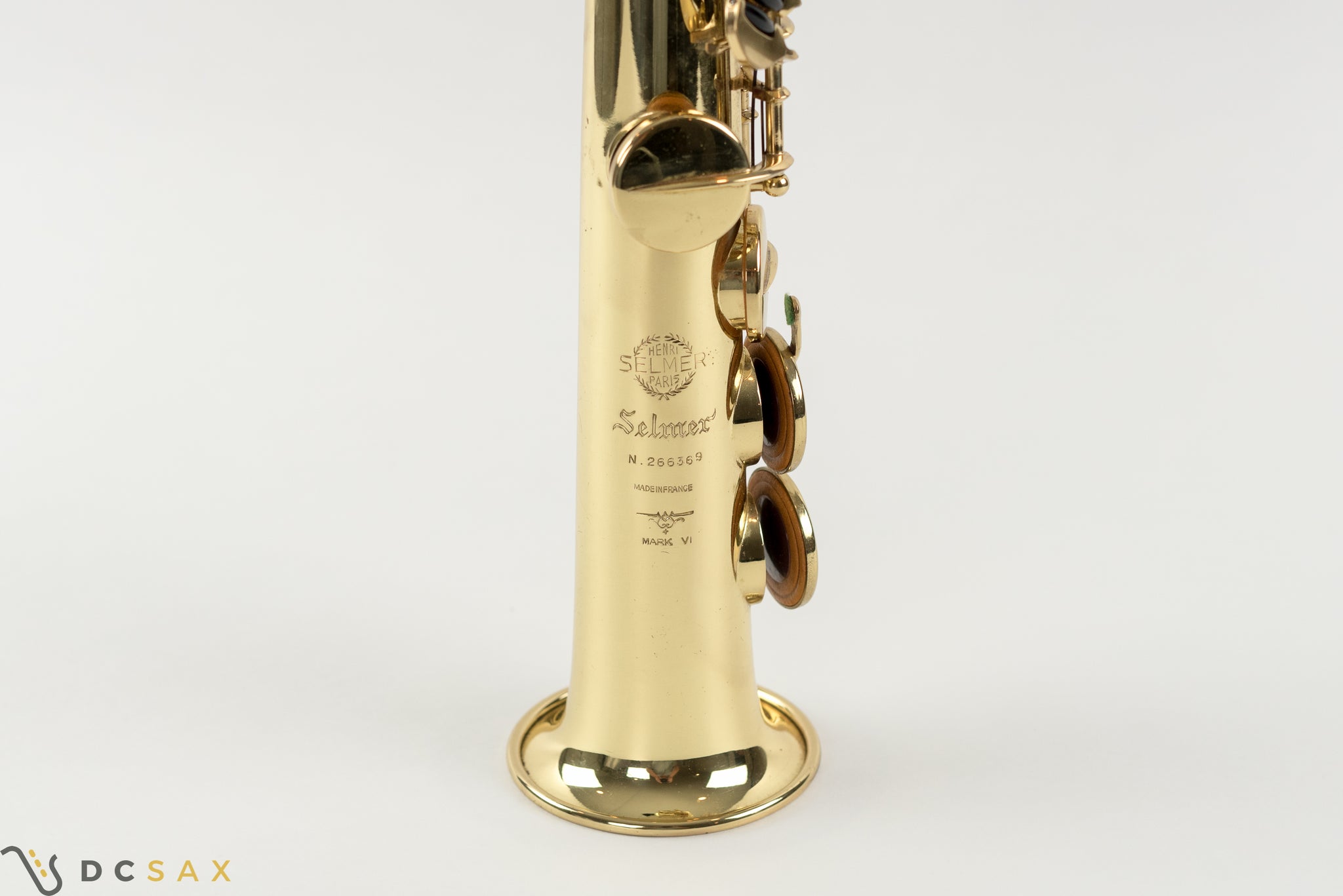 Selmer Mark VI Soprano Saxophone, 99% Original Lacquer, High F#, Neck Strap Ring, Video