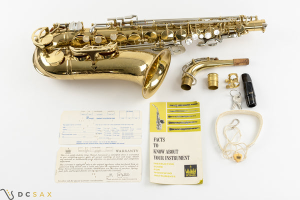 King Super 20 Alto Saxophone, Near Mint, WOW!