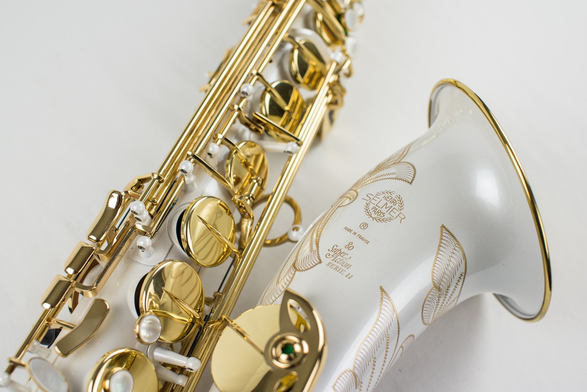 Selmer Super Action Series II Tenor Saxophone With Factory White Finish RARE!!!