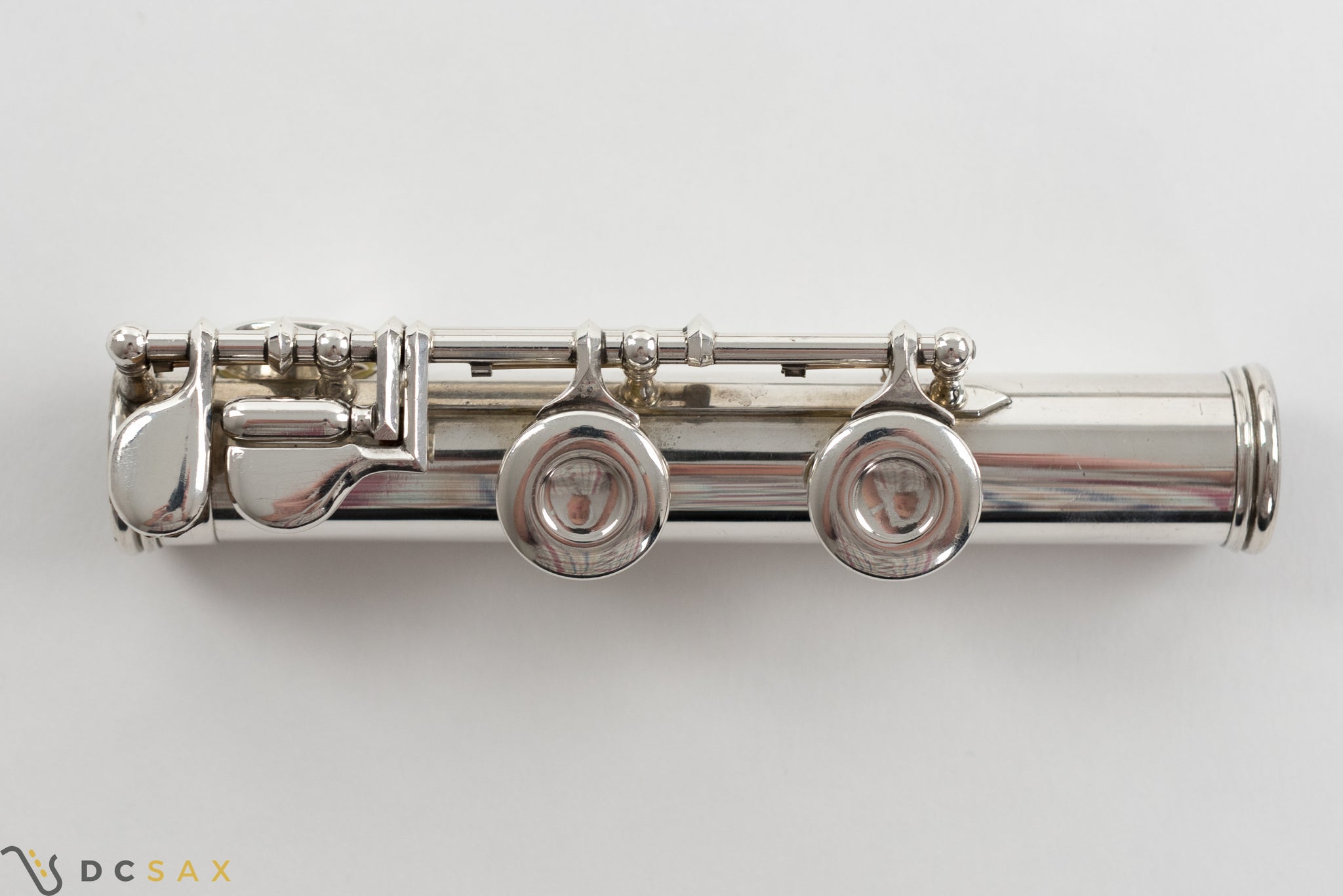 1952 Haynes Commercial Model Handmade Sterling Silver Flute, Closed Hole, Offset G, C-Foot