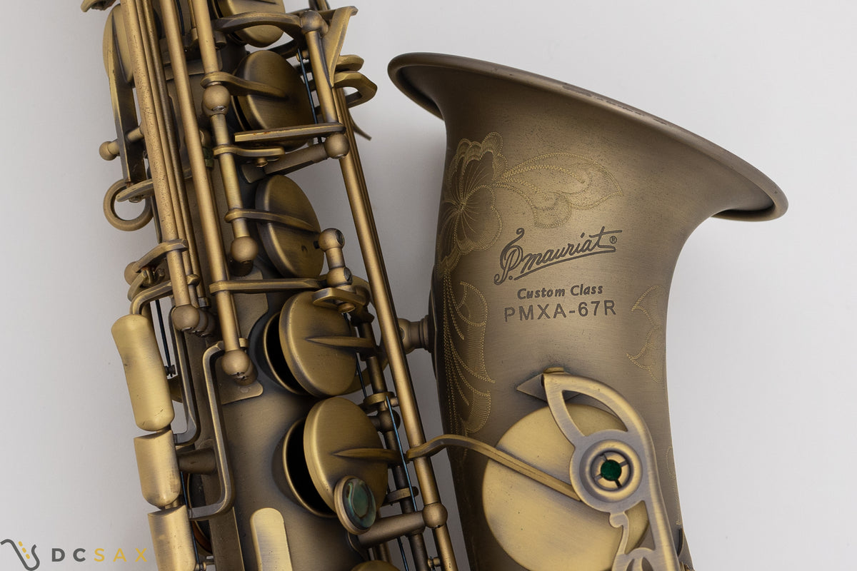 P Mauriat PMXA-67R Alto Saxophone, Dark Lacquer, Video, Just Serviced