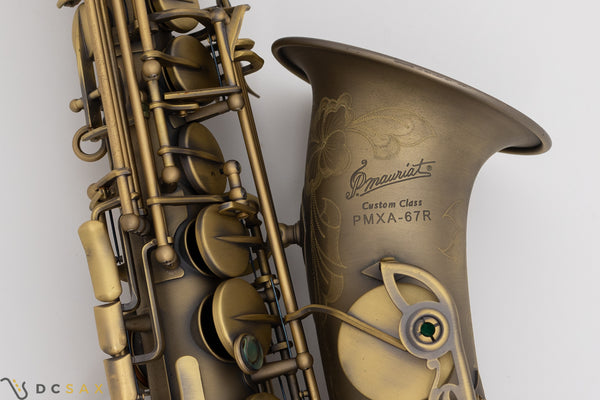 P Mauriat PMXA-67R Alto Saxophone, Dark Lacquer, Video, Just Serviced