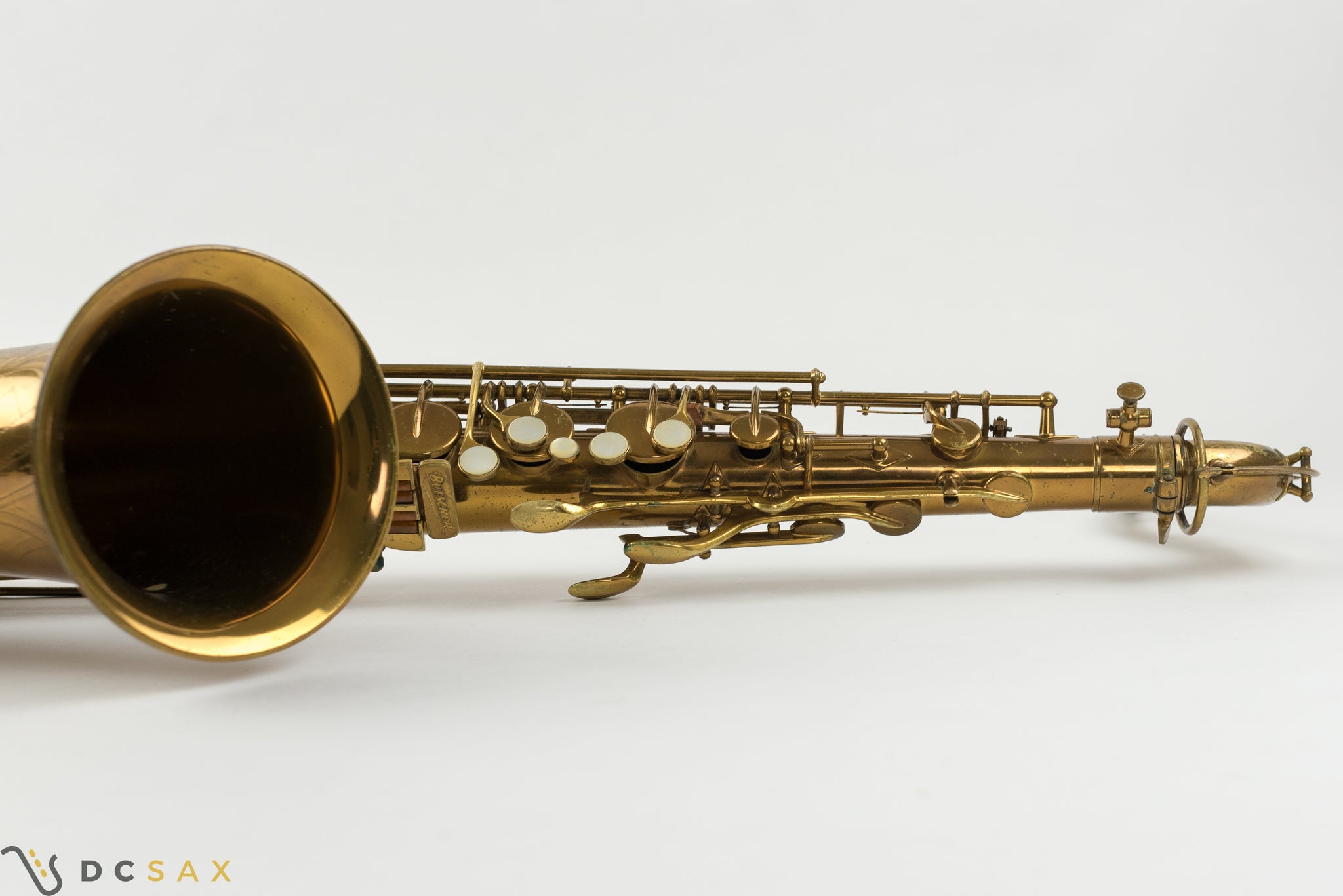 1938 285,xxx Buescher Aristocrat Tenor Saxophone, Original Lacquer