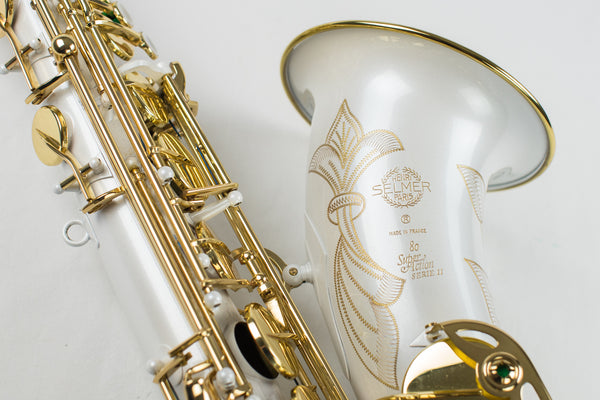 Selmer Super Action Series II Tenor Saxophone With Factory White Finish RARE!!!